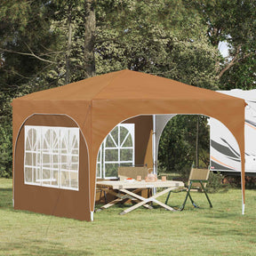 Vidaxl pop-up partytent 290 x 290 x 245 cm beige