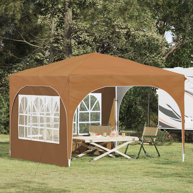 Vidaxl pop-up partytent 290 x 290 x 245 cm beige