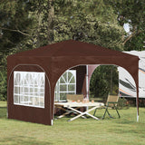 Vidaxl pop-up partytent 290 x 290 x 245 cm bruin