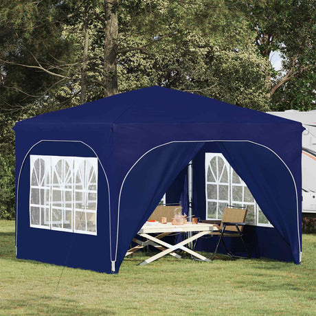 Vidaxl pop-up partytent 290 x 290 x 245 cm blauw