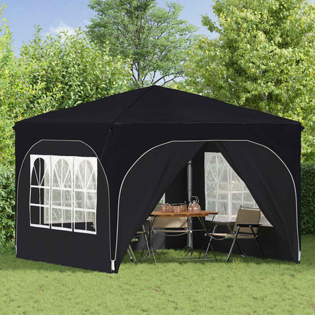 Vidaxl pop-up partytent 290 x 290 x 245 cm antraciet