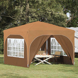 Vidaxl pop-up partytent 290 x 290 x 245 cm beige