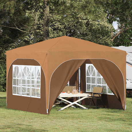 Vidaxl pop-up partytent 290 x 290 x 245 cm beige
