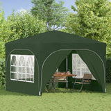 Vidaxl pop-up partytent 290 x 290 x 245 cm groen
