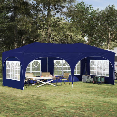 Vidaxl pop-up partytent 575 x 288 x 245 cm blauw oxford stof