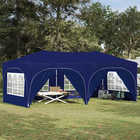 Vidaxl pop-up partytent 575 x 288 x 245 cm blauw oxford stof