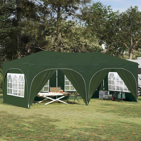 Vidaxl pop-up partytent 575 x 288 x 245 cm groen oxford stof