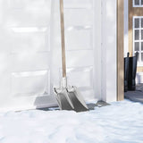 Vidaxl schep hoofd zilver 43 x 32,5 cm aluminium