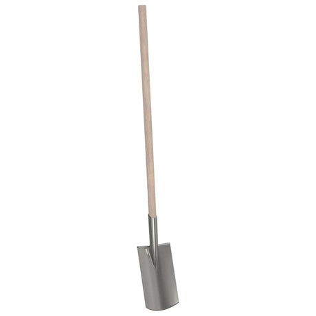 Vidaxl schep hoofd 4 st zilver 43 x 17 cm gepoedercoat staal