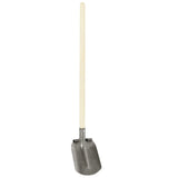 Vidaxl schep hoofd 4 st zilver 33 x 21 cm gepoedercoat staal