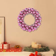 Vidaxl kerstbal kransen 2 st roze 33 x 33 x 7 cm polystyreen