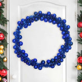 Vidaxl kerstbal guirlande led's blauw 186 cm polystyreen