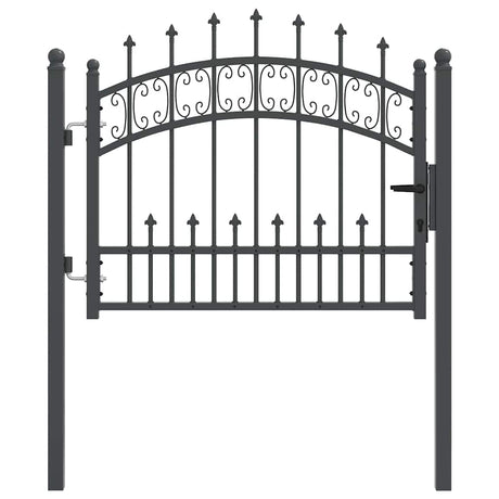 Vidaxl hekpoort met spear boven kampen 103 x 75 cm vergrendelbaar