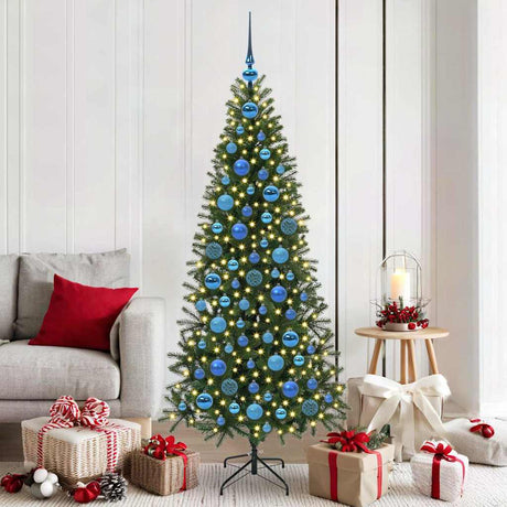 Vidaxl kerstbal set 120 st 300 led's warmwit ø 6 cm