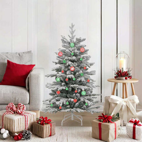 Vidaxl kerstbal set 40 st rood en groen ø 6 cm kunststof