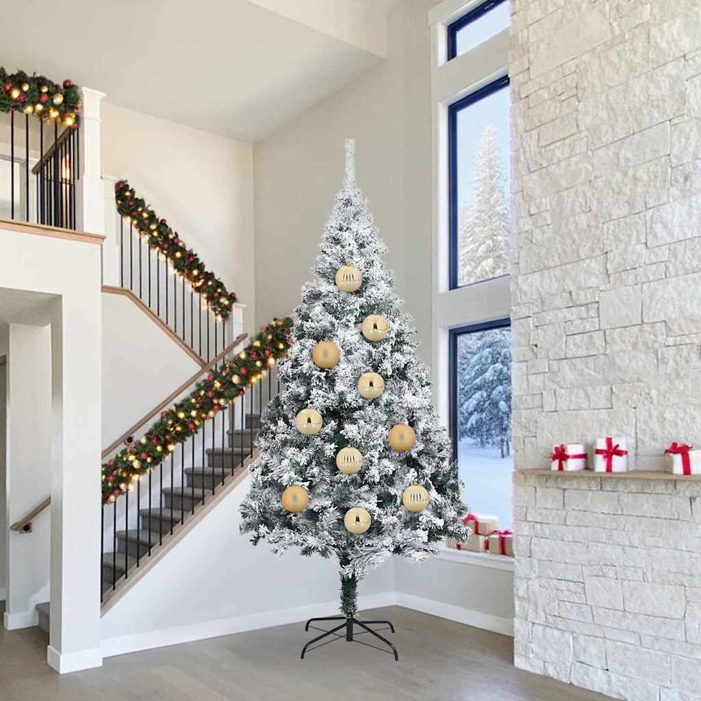 Vidaxl kerstbal set xxl 4 st goud ø 20 cm kunststof