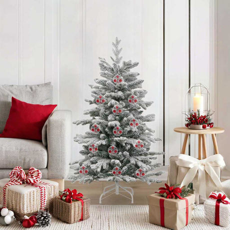 Vidaxl kerstbal set 25 st transparant ø 8 cm kunststof