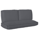 Vidaxl kussen set oxford stof antraciet 120 x 50 x 52 cm