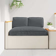 Vidaxl kussen set oxford stof antraciet 120 x 80 x 52 cm