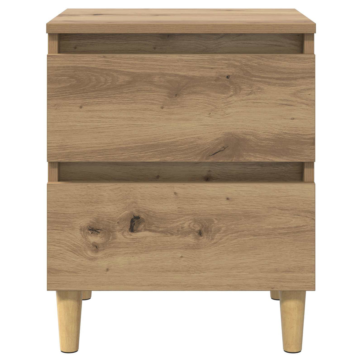 Vidaxl bedkasten 2 st artisan eiken 40 x 35 x 50 cm bewerkt hout