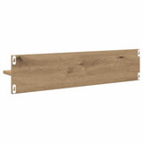 Vidaxl wandplanken 4 st artisan eiken 80 x 11,5 x 18 cm bewerkt hout