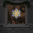 Vidaxl kerstsneeuwvlok met 180 led warmwit 56 x 49 x 0.7 cm pvc