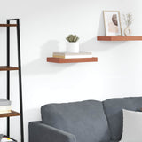 Vidaxl wandplank muurmontage rood 40 x 23,5 x 3,8 cm bewerkt hout