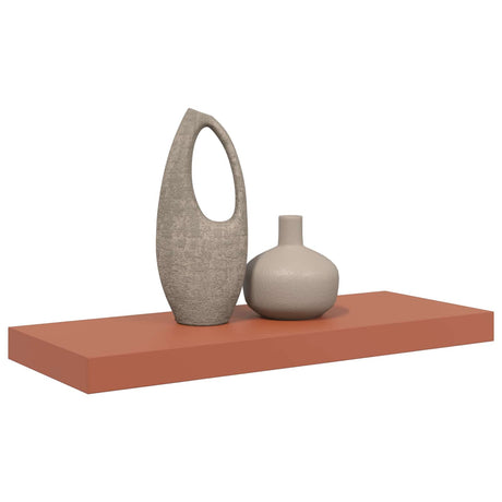 Vidaxl wandplank muurmontage rood 60 x 23,5 x 3,8 cm bewerkt hout