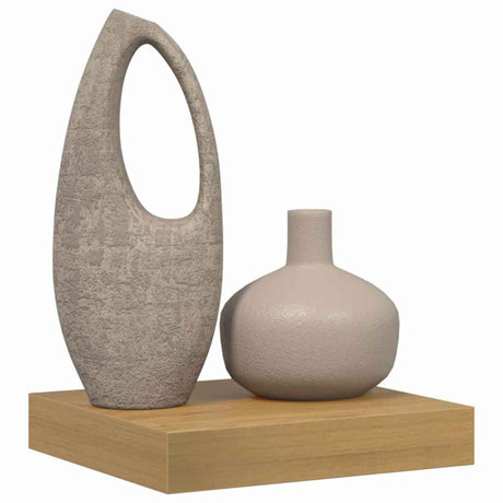 Vidaxl wandplank muurmontage bruin 23 x 23,5 x 3,8 cm bewerkt hout