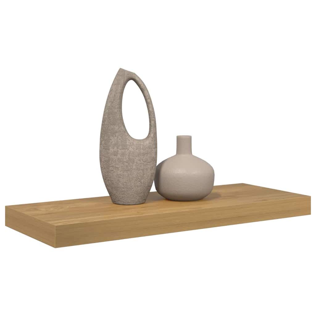 Vidaxl wandplank muurmontage bruin 60 x 23,5 x 3,8 cm bewerkt hout