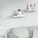 Vidaxl wandplank muurmontage wit marmer 60 x 23,5 x 3,8 cm