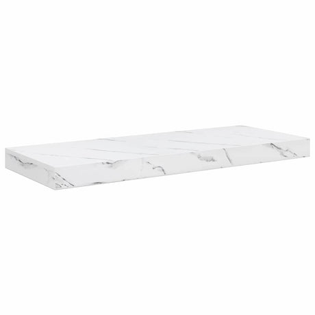 Vidaxl wandplank muurmontage wit marmer 60 x 23,5 x 3,8 cm