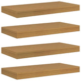 Vidaxl wandplank 4 st beige 50 x 23,5 x 3,8 cm bewerkt hout