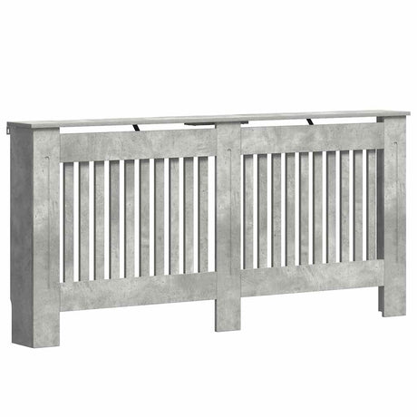 Vidaxl radiatorafdekking betongrijs 172 x 19 x 81,5 cm bewerkt hout