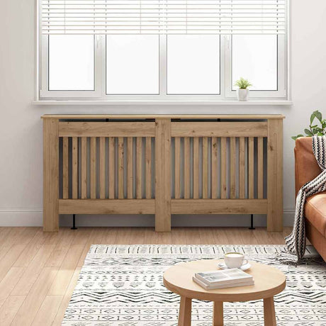 Vidaxl radiatorafdekking artisanaal eiken 172 x 19 x 81,5 cm