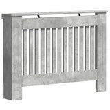 Vidaxl radiatorafdekking betongrijs 112 x 19 x 81,5 cm bewerkt hout