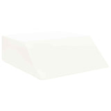 Vidaxl been kussen 63 x 52 x 19,5 cm stevig pu schuim wit
