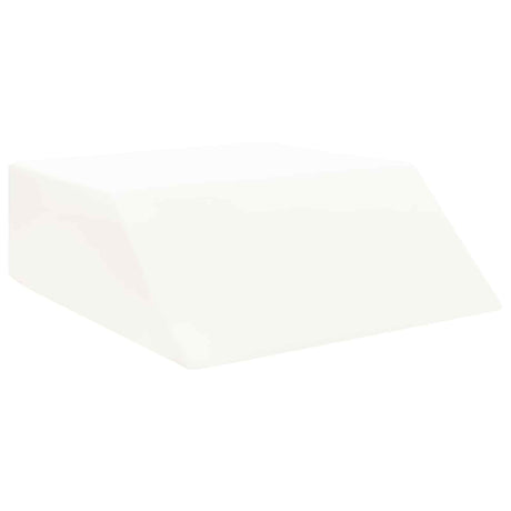 Vidaxl been kussen 63 x 52 x 19,5 cm stevig pu schuim wit