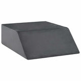 Vidaxl been kussen 63 x 52 x 19 cm stevig pu schuim grijs