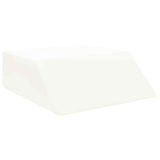 Vidaxl been kussen 63 x 52 x 19 cm stevig pu schuim grijs