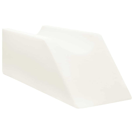 Vidaxl been kussen 68 x 25 x 21,5 cm stevig pu schuim grijs