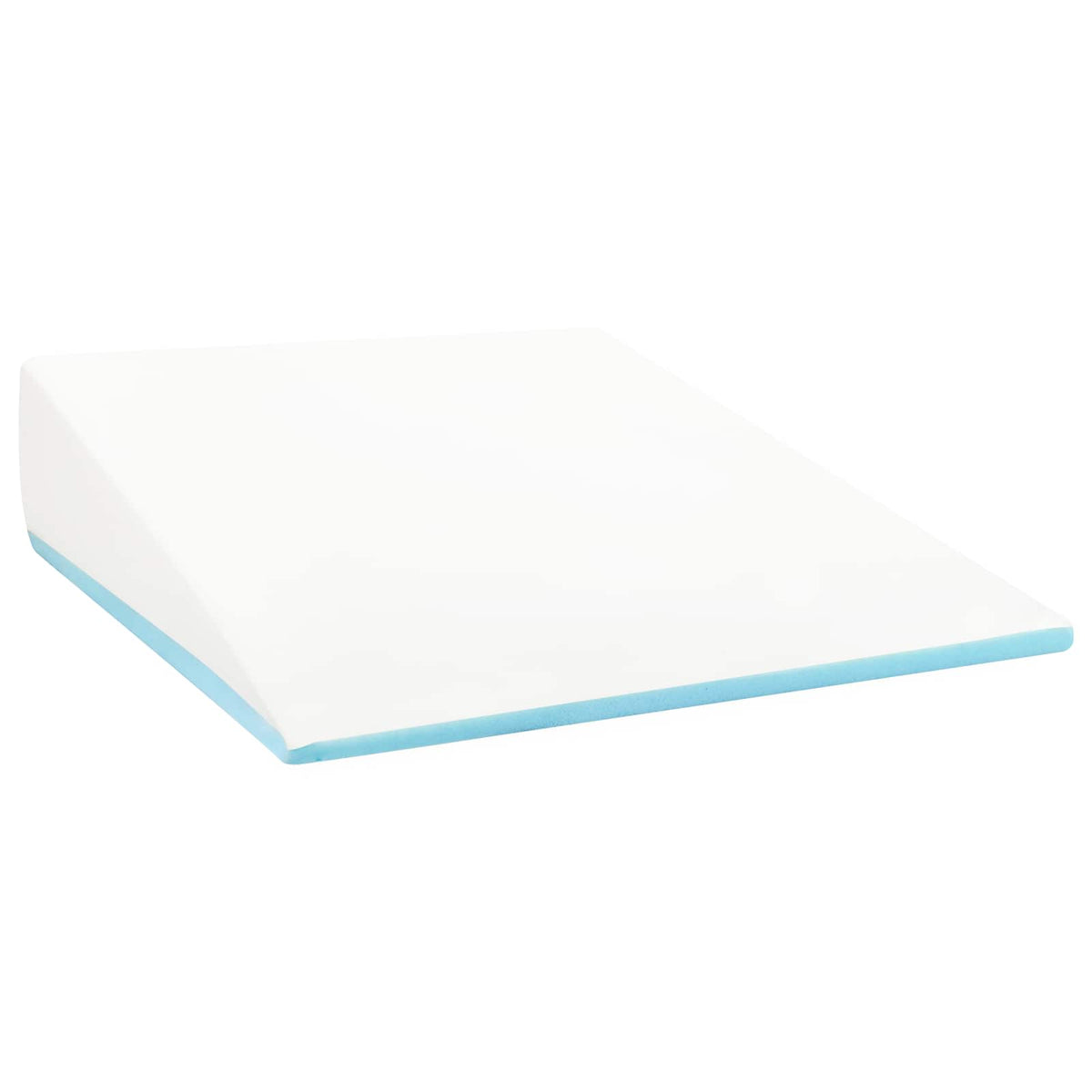 Vidaxl wedge kussen 69 x 64 x 19 cm medium traagschuim wit