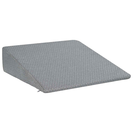 Vidaxl wedge kussen 69 x 64 x 19 cm medium traagschuim grijs