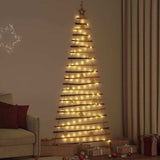 Vidaxl kerstboom naturel 210 cm massief essenhout