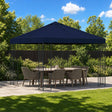 Vidaxl paviljoen 3 x 3 m blauw polyester en staal 190 gsm