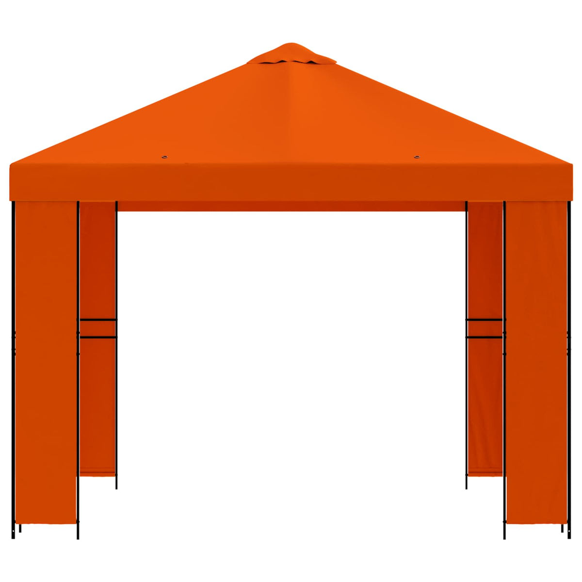 Vidaxl paviljoen 3 x 3 m oranje polyester en staal 190 gsm