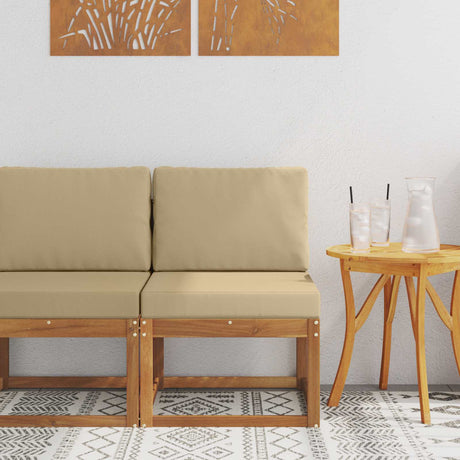 Vidaxl buiten midden sofa massief acaciahout