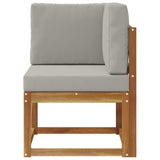 Vidaxl buiten hoek sofa massief acaciahout