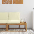 Vidaxl buiten eind sofa naturel 91 x 63 x 73 cm massief acaciahout
