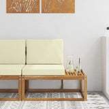 Vidaxl buiten eind sofa naturel 91 x 63 x 73 cm massief acaciahout